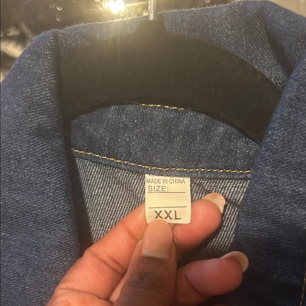 Distressed Denim Jacket - Picture 2 of 4